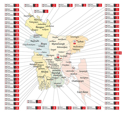 Shwapno Coverage Map